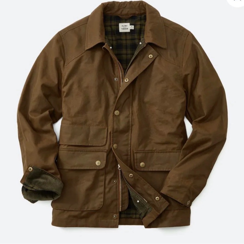 Flint and Tinder Waxed Men’s Hudson Jacket Like New!